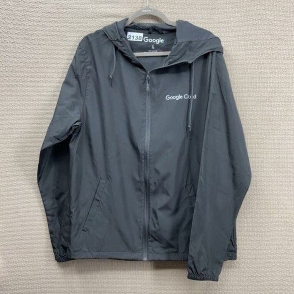 Nwot Google Google Cloud Fullzip Weathertec Rainc… - image 1